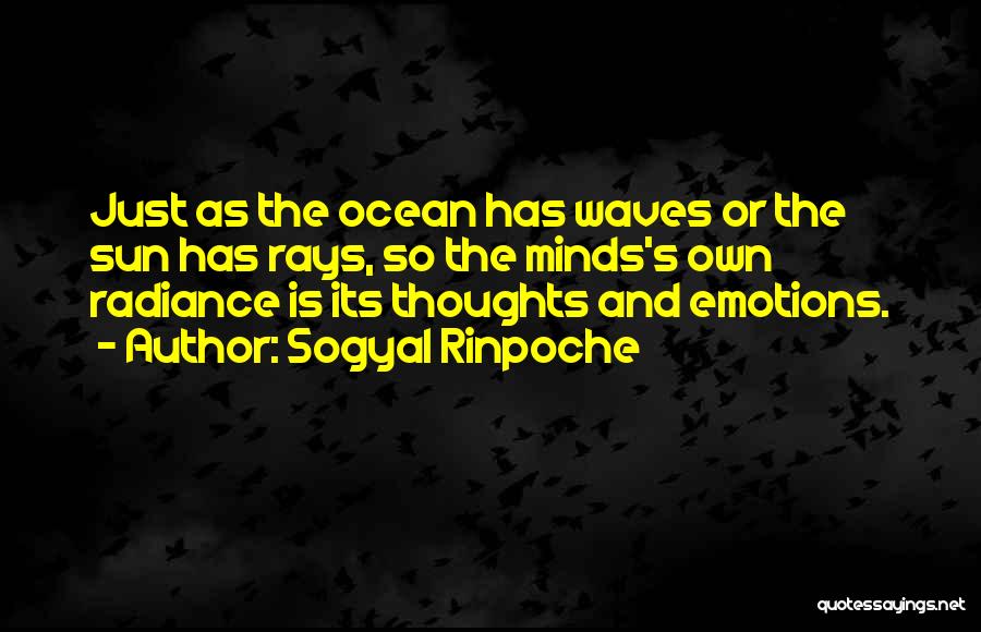 Ocean And Thoughts Quotes By Sogyal Rinpoche