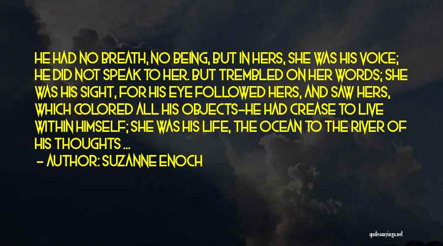 Ocean And Thoughts Quotes By Suzanne Enoch