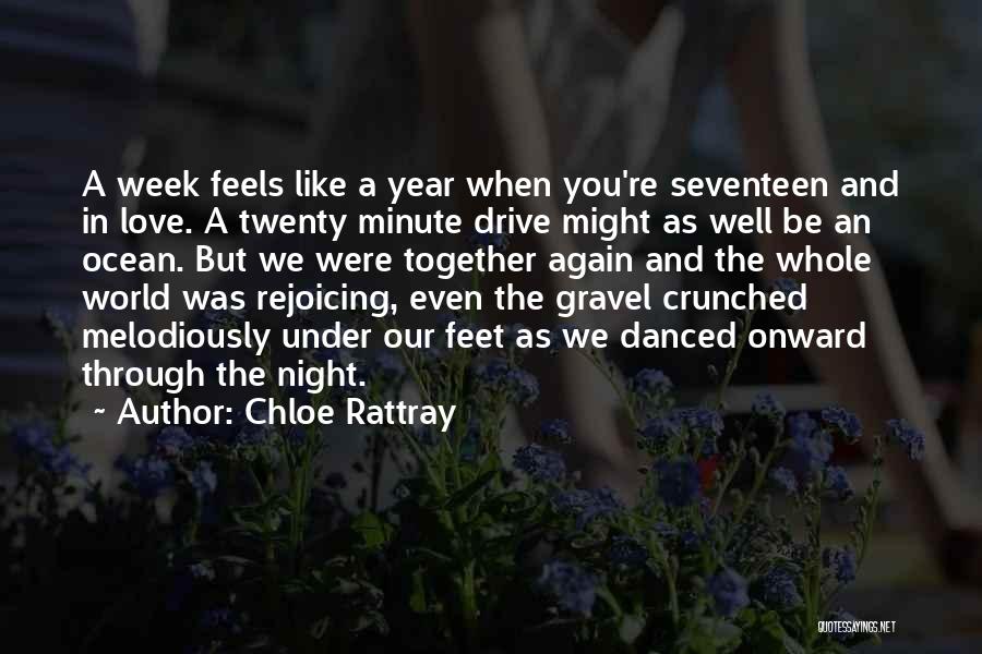 Ocean Distance Love Quotes By Chloe Rattray