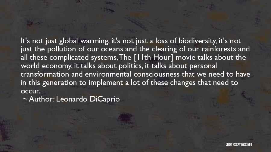 Ocean Pollution Quotes By Leonardo DiCaprio