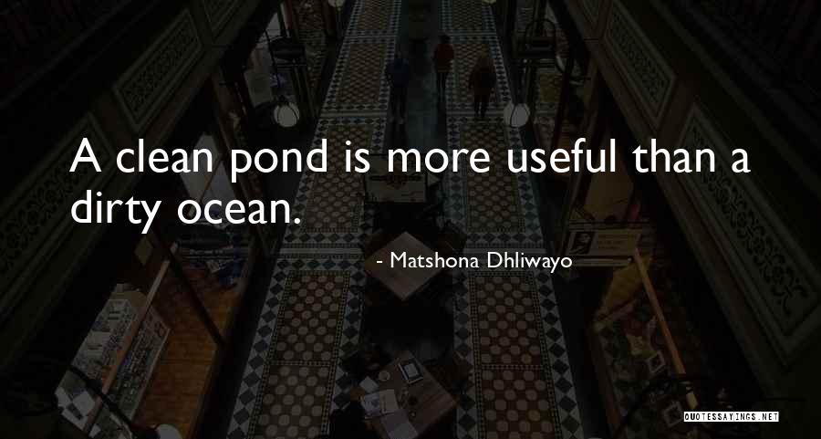 Ocean Quotes Quotes By Matshona Dhliwayo