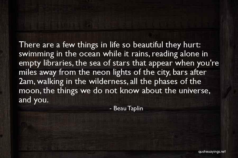 Ocean Sea Life Quotes By Beau Taplin