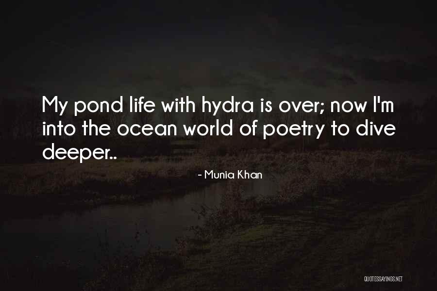 Ocean Sea Life Quotes By Munia Khan