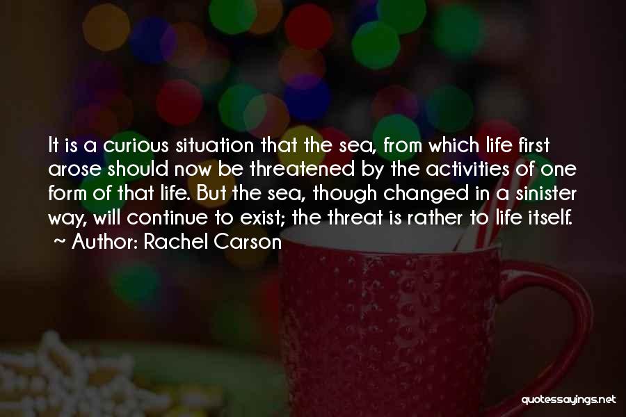Ocean Sea Life Quotes By Rachel Carson