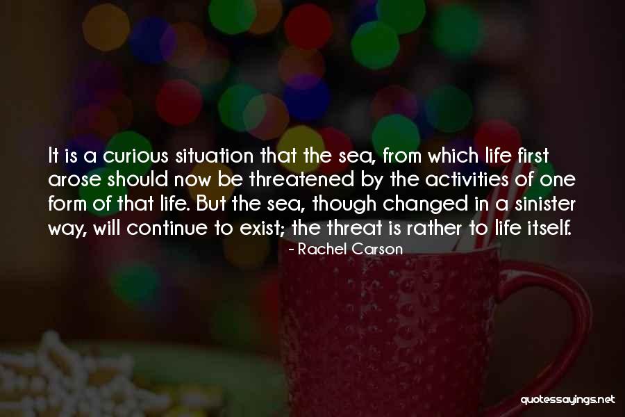 Ocean Sea Life Quotes By Rachel Carson