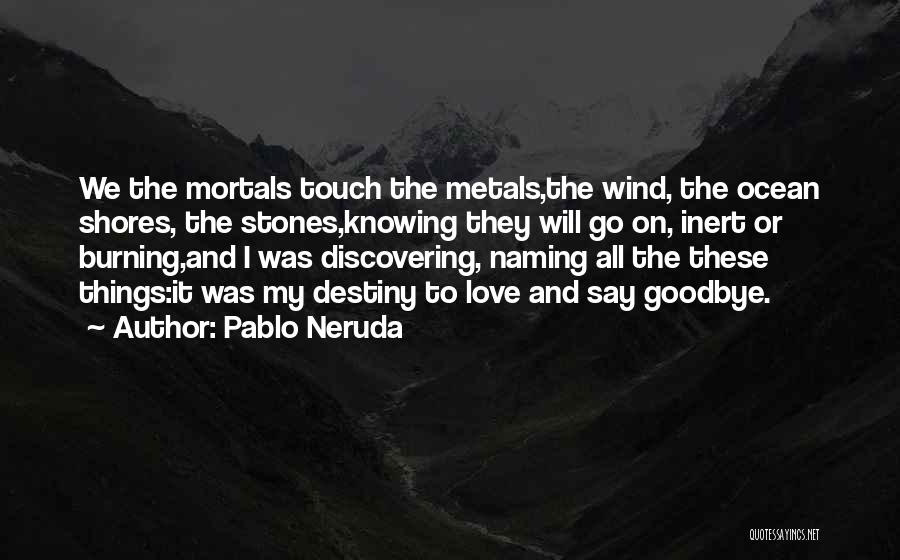 Ocean Shores Quotes By Pablo Neruda