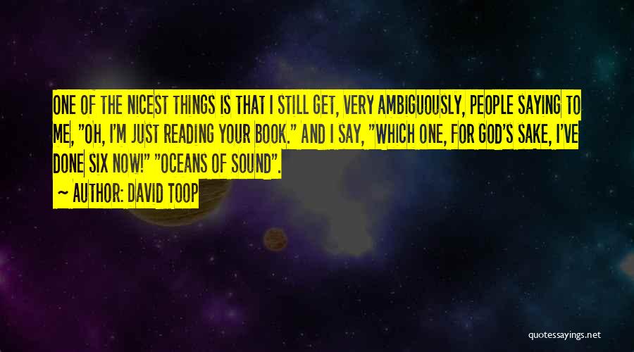 Ocean Sound Quotes By David Toop