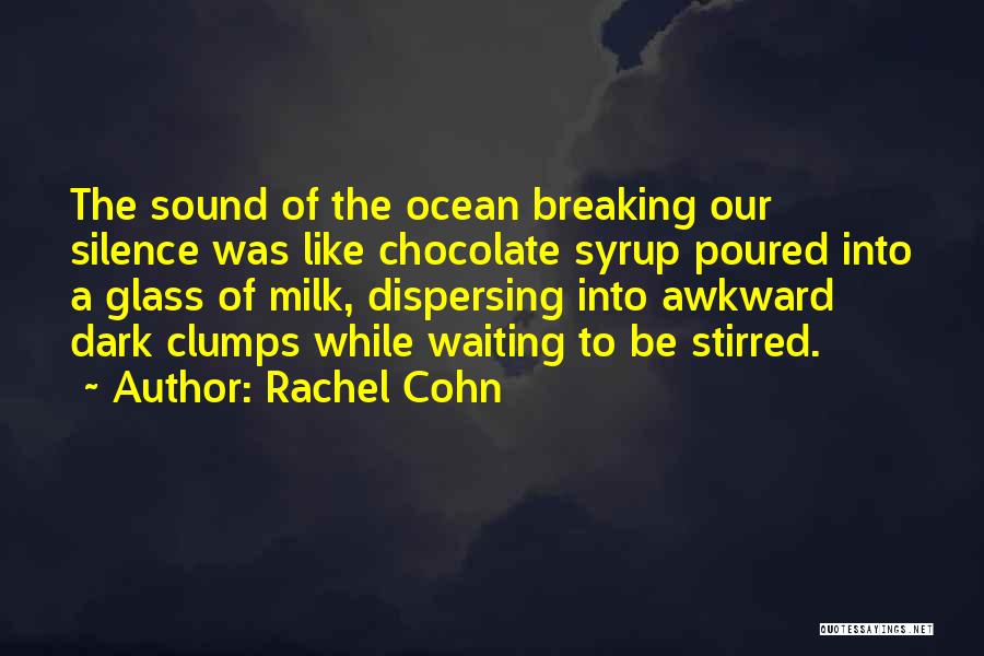 Ocean Sound Quotes By Rachel Cohn