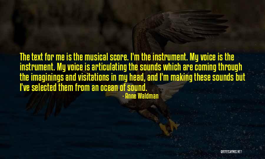 Ocean Sounds Quotes By Anne Waldman Ocean Sounds Quotes By Anne Waldman