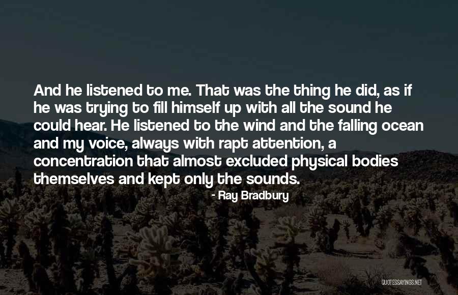 Ocean Sounds Quotes By Ray Bradbury Ocean Sounds Quotes By Ray Bradbury