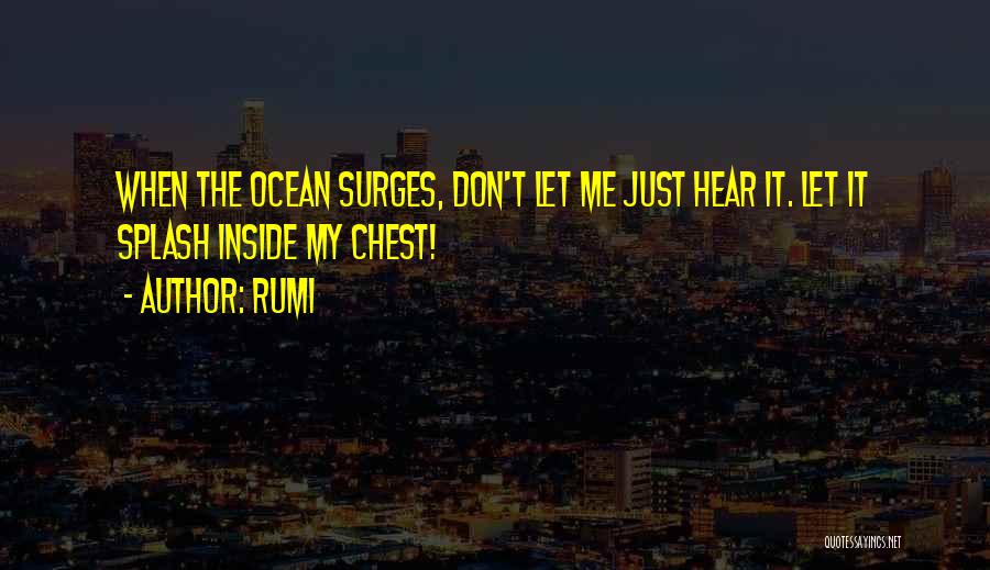 Ocean Splash Quotes By Rumi