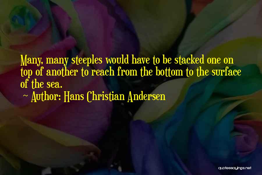 Ocean Surface Quotes By Hans Christian Andersen