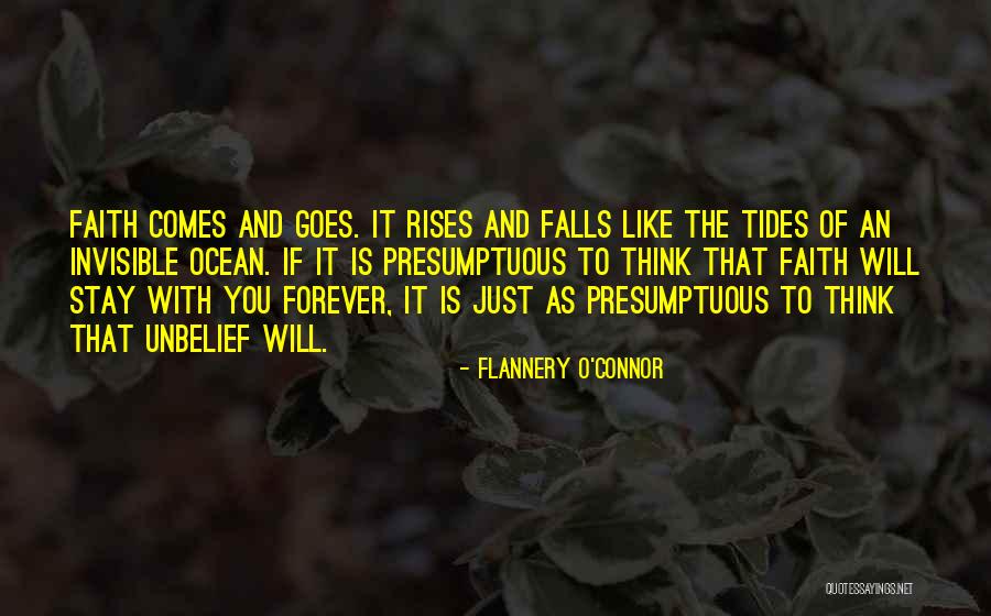 Ocean Tides Quotes By Flannery O'Connor