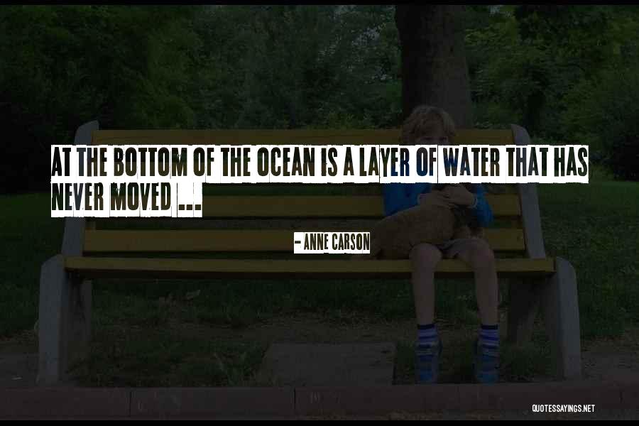 Ocean Water Quotes By Anne Carson Ocean Water Quotes By Anne Carson