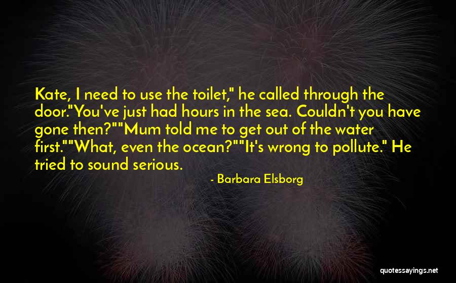 Ocean Water Quotes By Barbara Elsborg