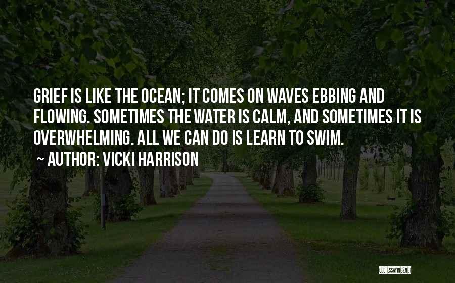 Ocean Waves And Love Quotes By Vicki Harrison