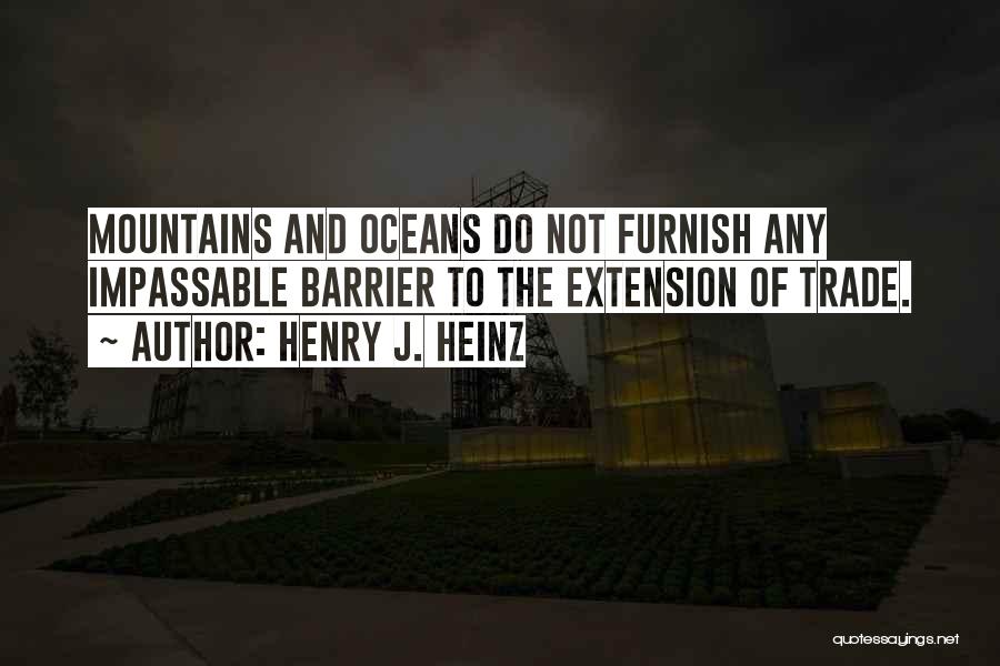 Oceans And Mountains Quotes By Henry J. Heinz