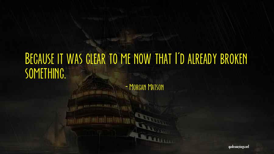Ochiai Usa Quotes By Morgan Matson