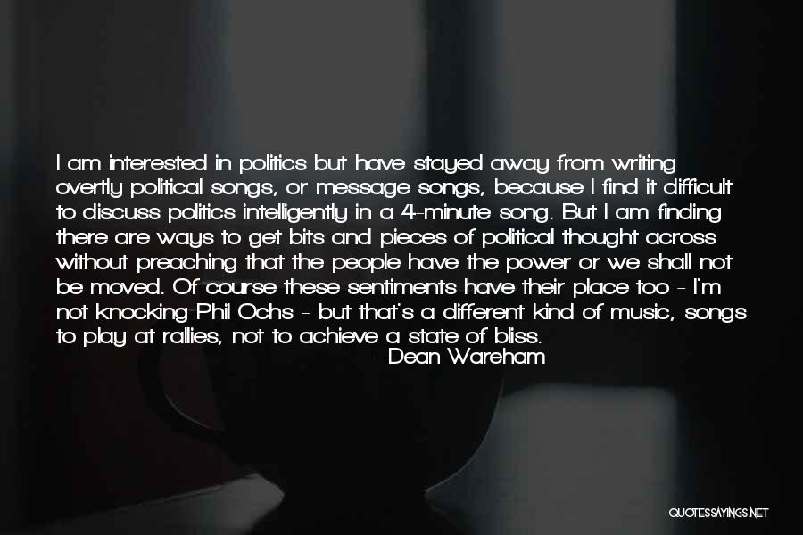 Ochs Quotes By Dean Wareham Ochs Quotes By Dean Wareham