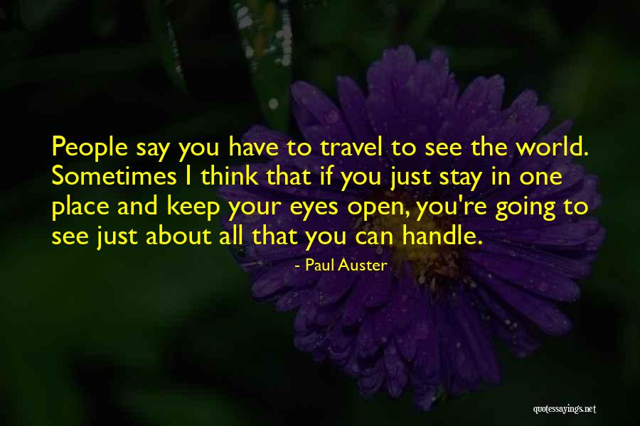 Ockie Carpenter Quotes By Paul Auster Ockie Carpenter Quotes By Paul Auster