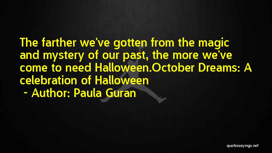 October And Halloween Quotes By Paula Guran