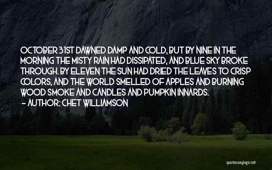 October Rain Quotes By Chet Williamson