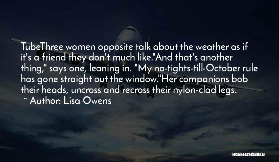 October Weather Quotes By Lisa Owens