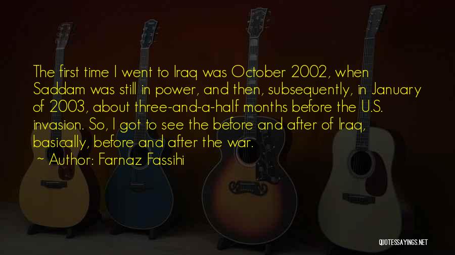 October's Quotes By Farnaz Fassihi