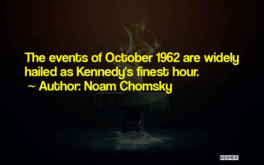 October's Quotes By Noam Chomsky