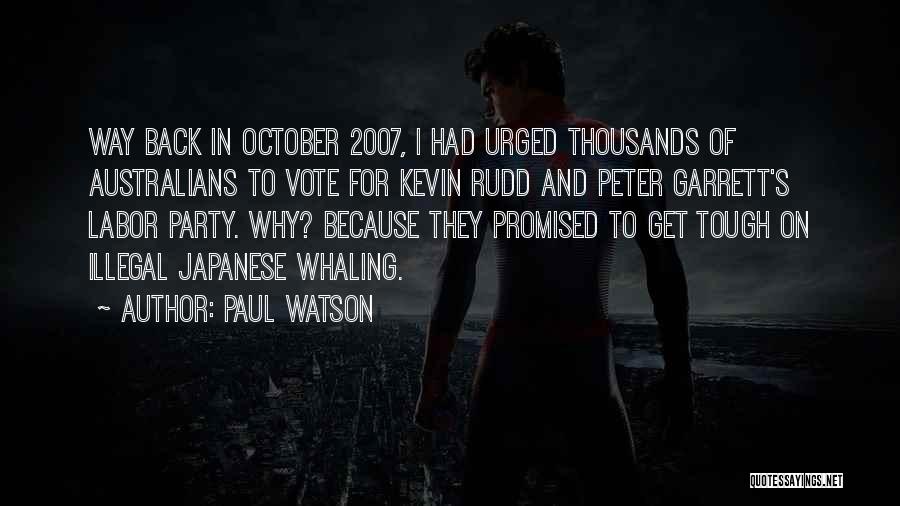 October's Quotes By Paul Watson