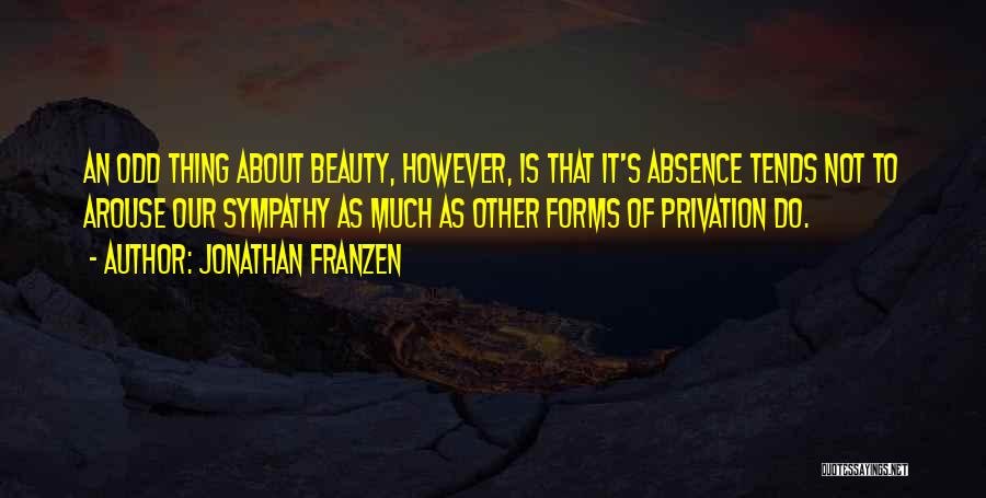 Odd Beauty Quotes By Jonathan Franzen