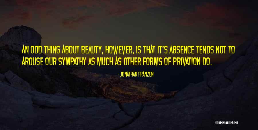 Odd Beauty Quotes By Jonathan Franzen