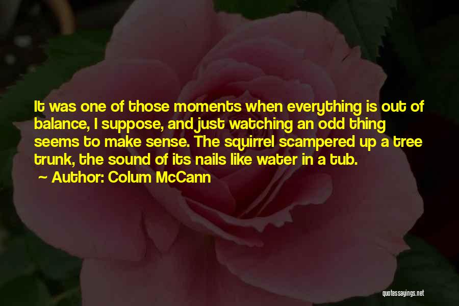 Odd One Out Quotes By Colum McCann