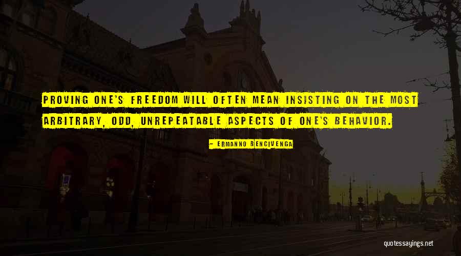 Odd One Quotes By Ermanno Bencivenga
