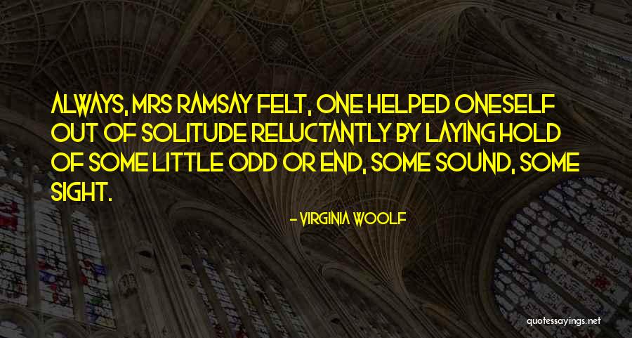 Odd One Quotes By Virginia Woolf
