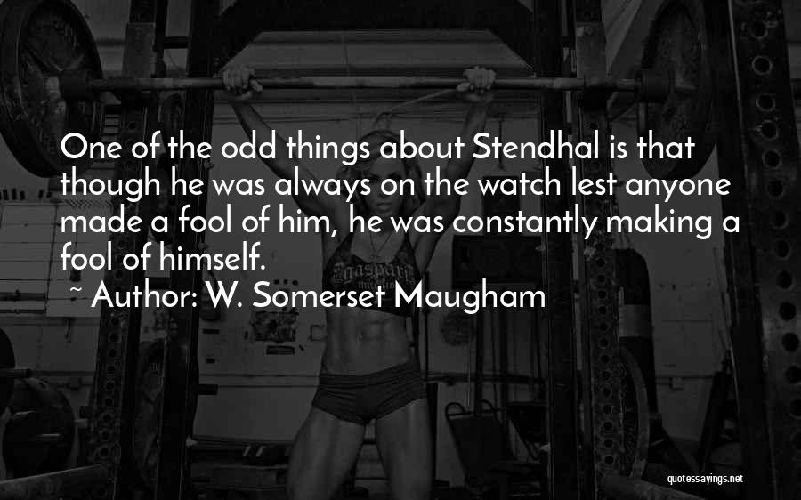 Odd Things Quotes By W. Somerset Maugham