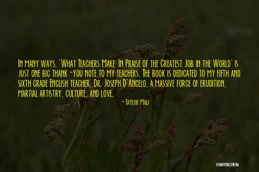 Odermatt Marco Quotes By Taylor Mali Odermatt Marco Quotes By Taylor Mali