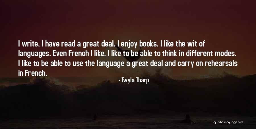 Odorants Plants Quotes By Twyla Tharp Odorants Plants Quotes By Twyla Tharp
