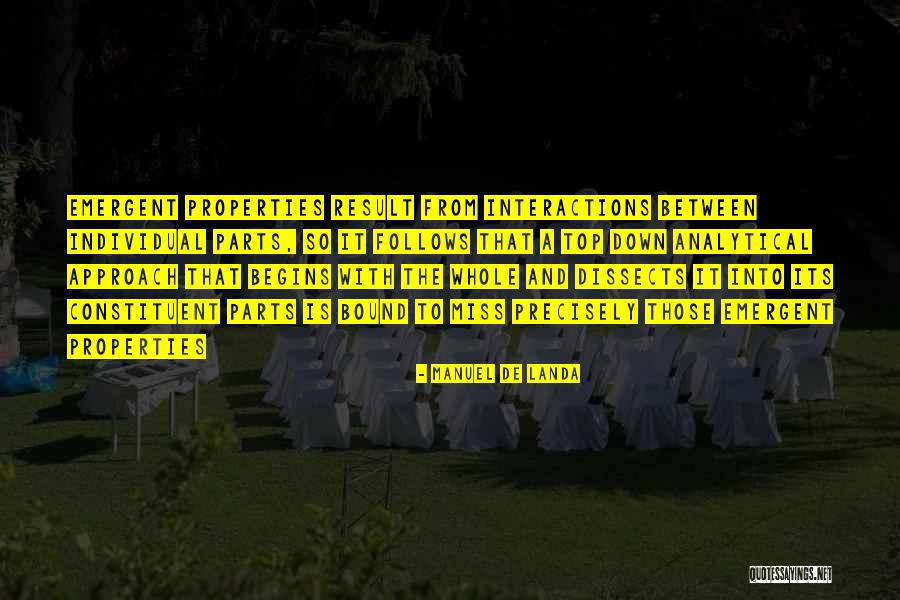 Odpowiedni Quotes By Manuel De Landa Odpowiedni Quotes By Manuel De Landa