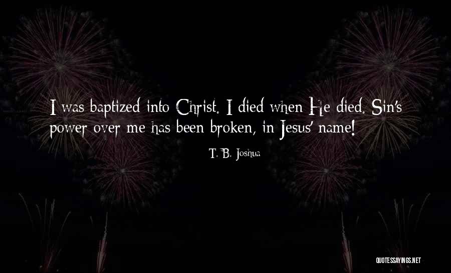 Oecds Quotes By T. B. Joshua Oecds Quotes By T. B. Joshua
