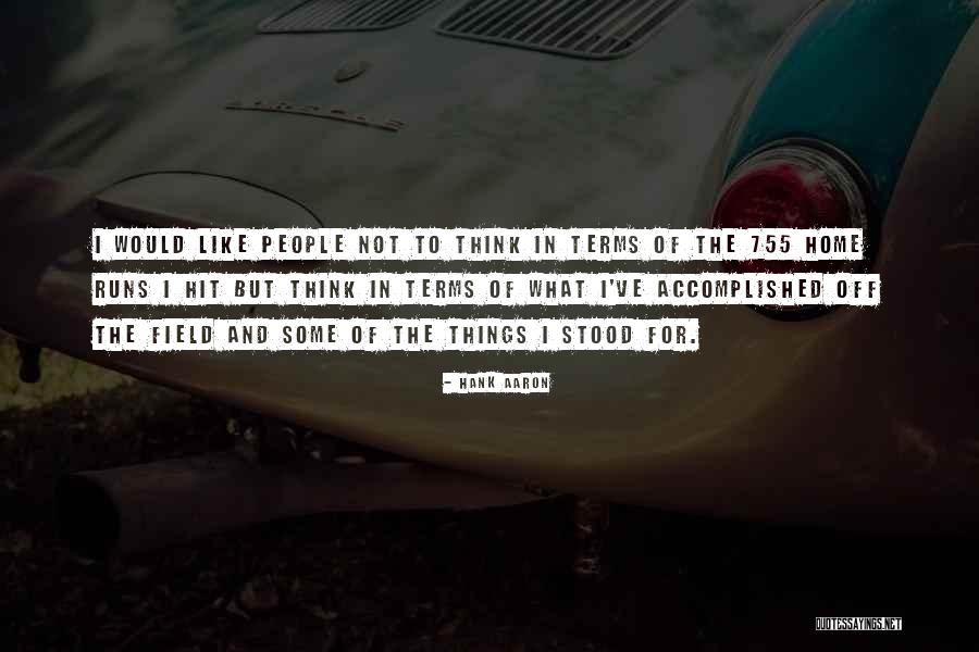 Off And Running Quotes By Hank Aaron Off And Running Quotes By Hank Aaron