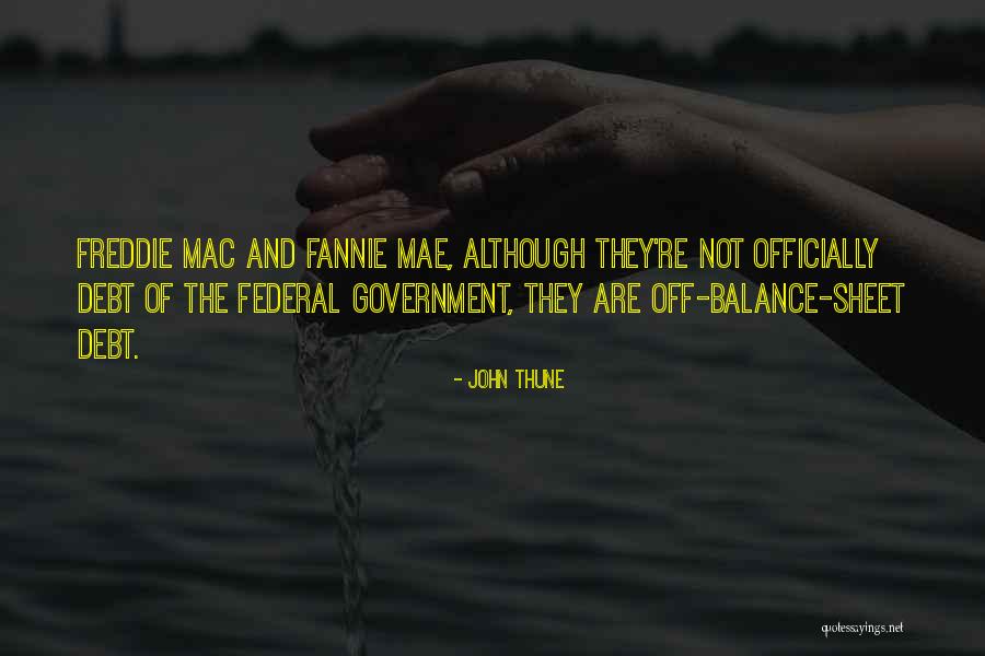 Off Balance Quotes By John Thune