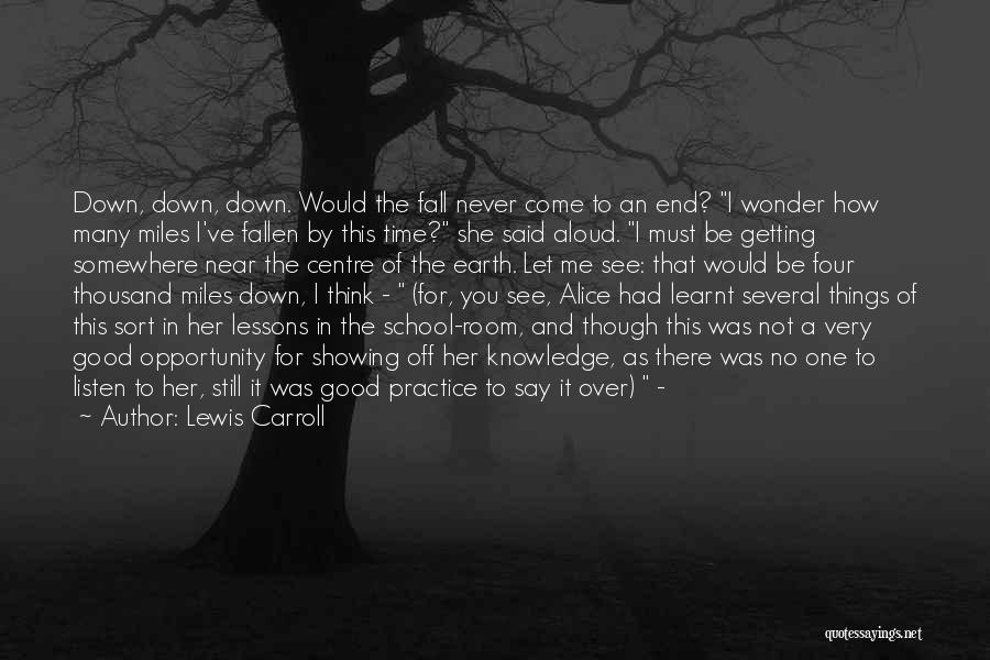 Off Centre Quotes By Lewis Carroll