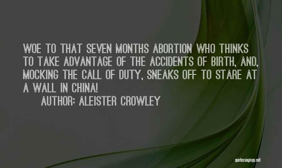 Off Duty Quotes By Aleister Crowley