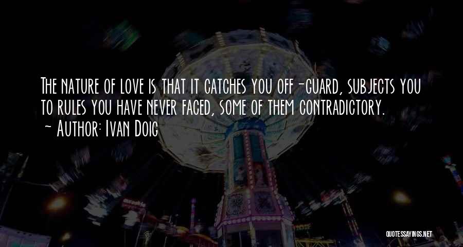 Off Guard Quotes By Ivan Doig