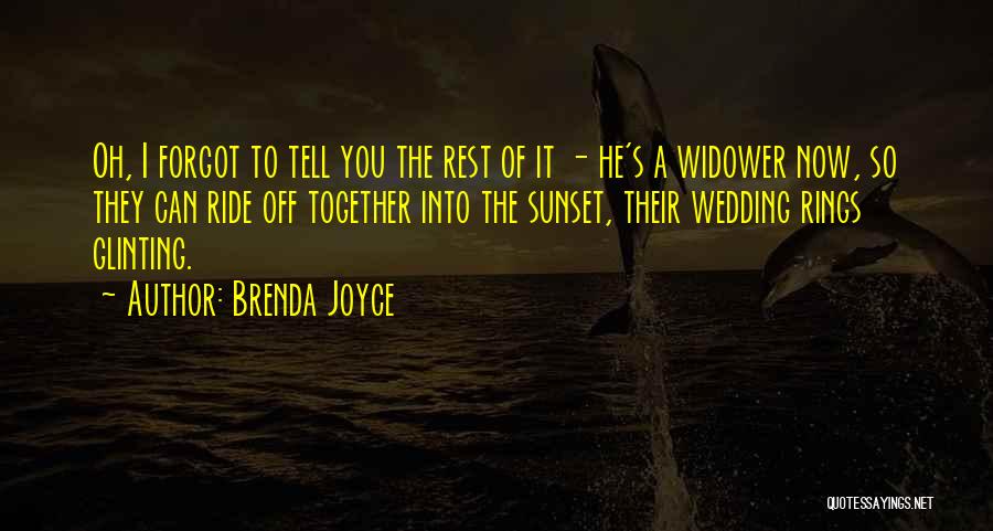 Off Into The Sunset Quotes By Brenda Joyce