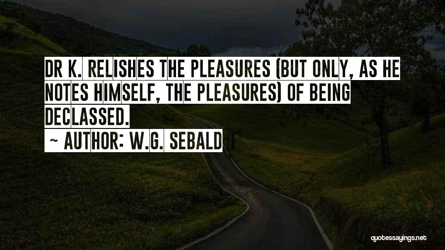 Off Quotes By W.G. Sebald