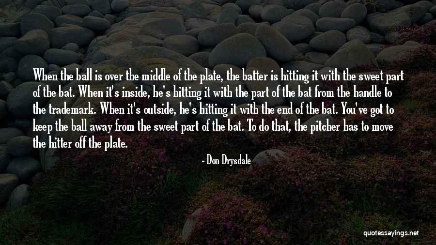 Off The Batter Quotes By Don Drysdale Off The Batter Quotes By Don Drysdale