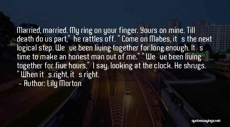 Off The Clock Quotes By Lily Morton