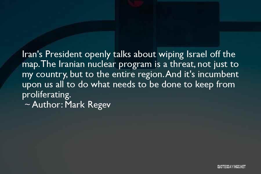 Off The Map Quotes By Mark Regev